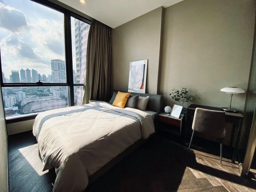 For rent, The S Sukhumvit 36, this room is very popular. The interior is luxurious and classy. High class, no blocking, too. Book now.