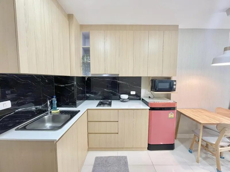 For rent/sale Fhe mark ratchada -airport link ตกแต่งน่าอยู่ โทนขาวละมุนตา ราคาละมุนใจ รีบย้ายด่วนๆ