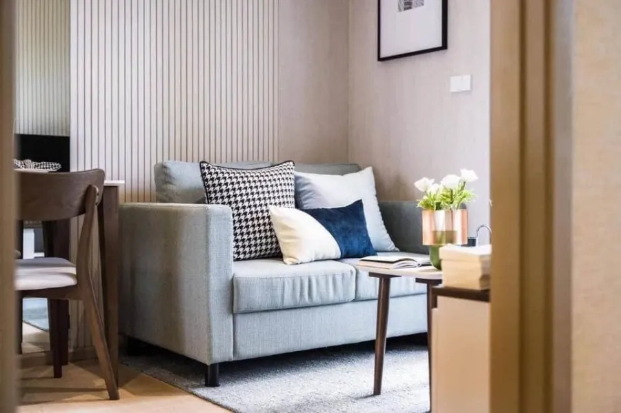 Down payment for sale, New Cross Khu Khot Station, 1 bedroom, 1 bathroom, ready to move in. If you miss it, you'll regret it.
