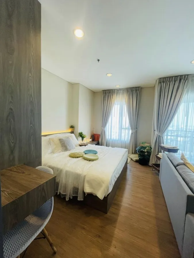 Condo for rent, Intro Phaholyothin-Pradiphat Nice decorated room, fully furnished, complete with electrical appliances, book now.