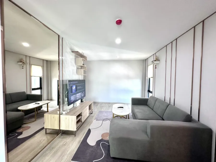 ขาย Hi Condo Sukhumvit 93 ห้องหัวมุม หัวเตียงไม่ติดห้องอื่น หลังบ้านไม่โดน block view ตกแต่งครบ จองเลย