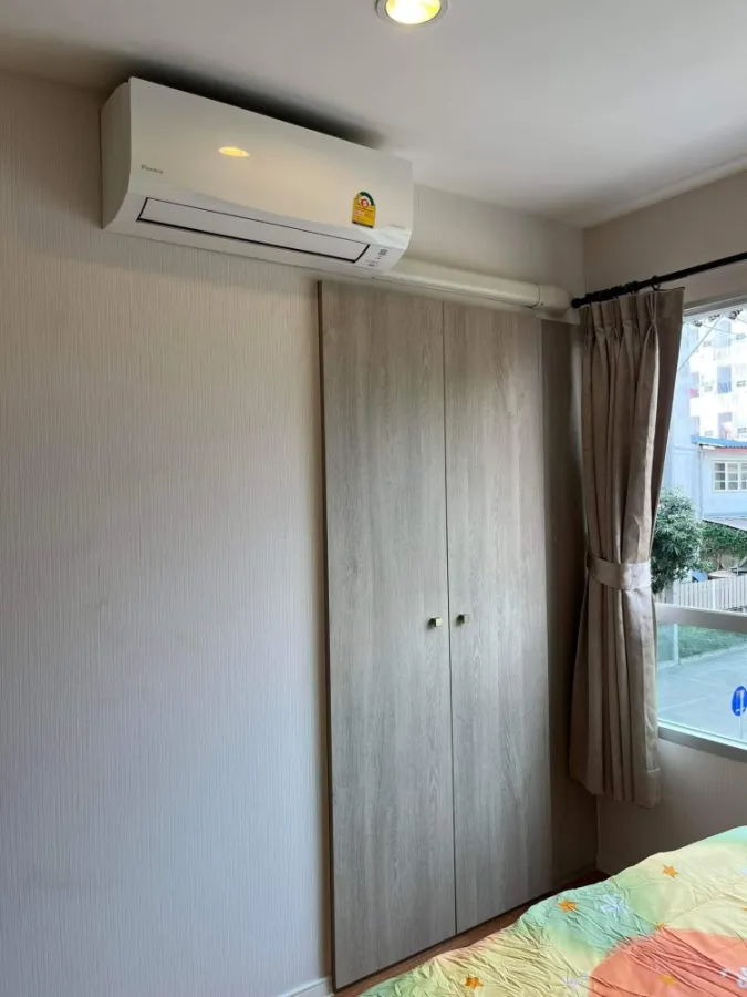 ขายคอนโดลุมพินี มิกซ์ เทพารักษ์ -ศรีนครินทร์ เฟอร์นิเจอร์ built-in พร้อม ห้องริม ลากกระเป๋ามาได้เลย