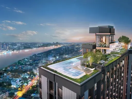 ขายดาวน์ ไลฟ์ เจริญนคร-สาทร ชั้น 18 ห้องกว้าง ไม่ร้อย ตกแต่งครบ ได้วิวโล่ง สนใจ รีบจองเลย images