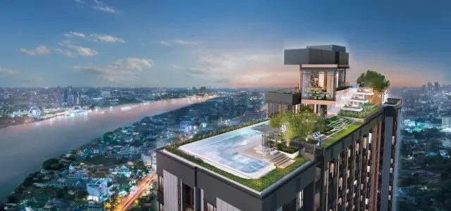 ขายดาวน์ ไลฟ์ เจริญนคร-สาทร ชั้น 18 ห้องกว้าง ไม่ร้อย ตกแต่งครบ ได้วิวโล่ง สนใจ รีบจองเลย images