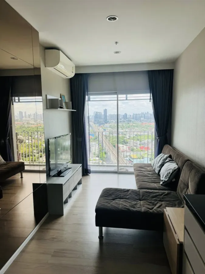 For sale or rent: Amber by Eastern Star (Amber Tiwanon), 20th floor, fully furnished, ready to move in. Book now!