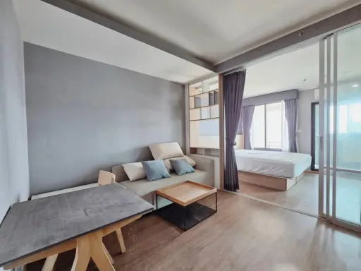 For sale: U Delight Residence Riverfront Rama 3, high floor, spacious room, beautifully decorated, nice to live in, river view, don't miss it.