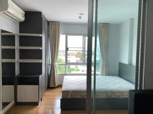 Condo for rent, Hallmark Chaengwattana, 1 bedroom, 1 bathroom, with a very cheap price. fully furnished Tell me don't miss it