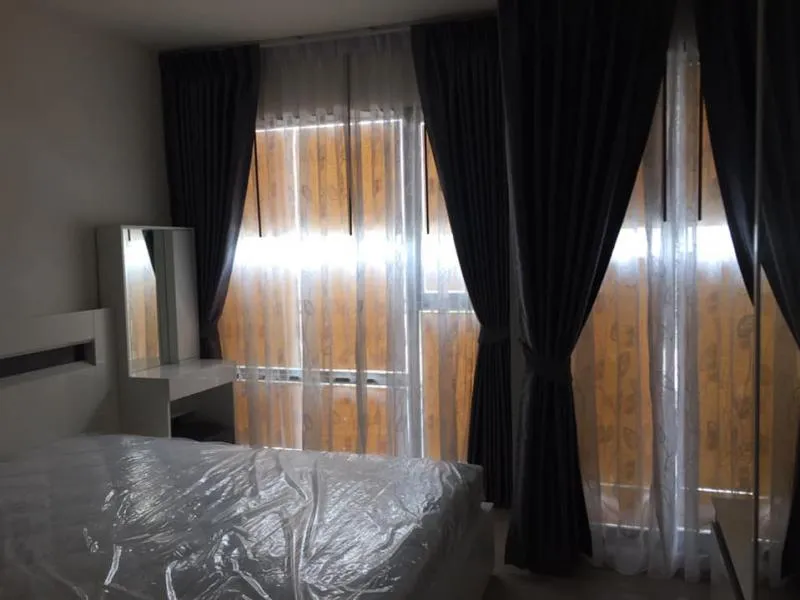For rent, Rhythm Asoke, condo on a new type of happiness, sleeping, looking at beautiful views, plus a good price.