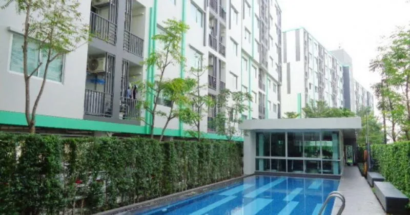 Urgent for rent !! The Niche ID Serithai Condo, new room, good location, convenient transportation, book now !!