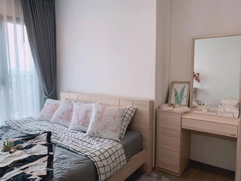 ห้องใหม่มาแล้วจร้า ห้องมุม ให้เช่า The base Phetkasem ตกแต่งห้องสวยมาก มีทุกอย่างครบ จองด่วนๆ