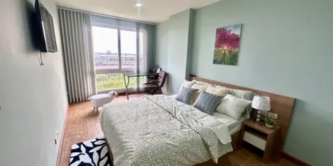 ให้เช่า Airlink Residences Romklao ห้องสวย น่าอยู่ มาพร้อมการตกแต่งที่ครบครัน จองเลย