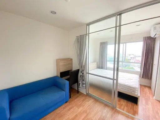 Condo for rent, Lumpini Ville Nakhon In - River View, ready to move in. Good furniture, electrical appliances, hurry up to reserve.