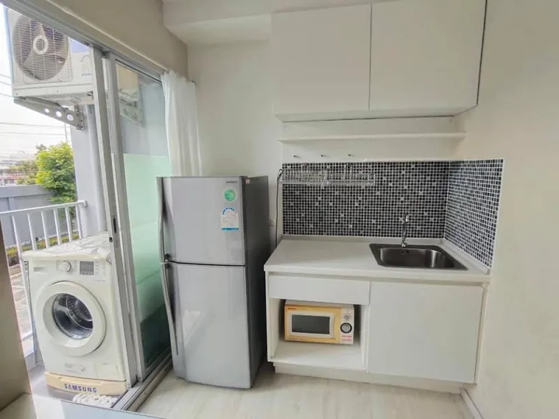 ให้เช่า Plum Condo Park รังสิต เฟส 1 วิวด้านนอก ระเบียงทิศเหนือ อากาศถ่ายเทดี น่าอยู่สุดๆ ห้ามพลาด