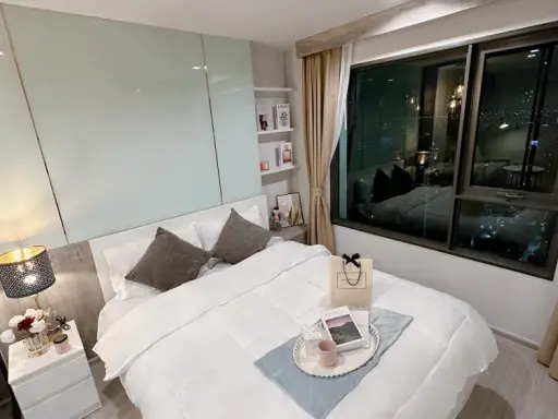 For rent Life Ladprao, high floor, wow view, built-in furniture, very nice Don't let it slip away. Hurry up to reserve. images