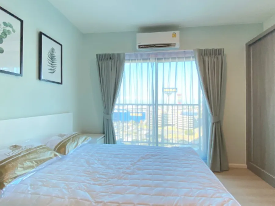 For rent, A Space Mega, 12th floor, new room, unpacked, fully furnished, nice to say, don't miss it.