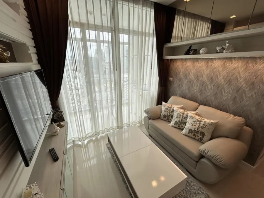 Condo for sale, Ideo Verve Ratchaprarop, 27th floor, great view, beautifully decorated room, looks expensive, nice to live in, like this, book now.
