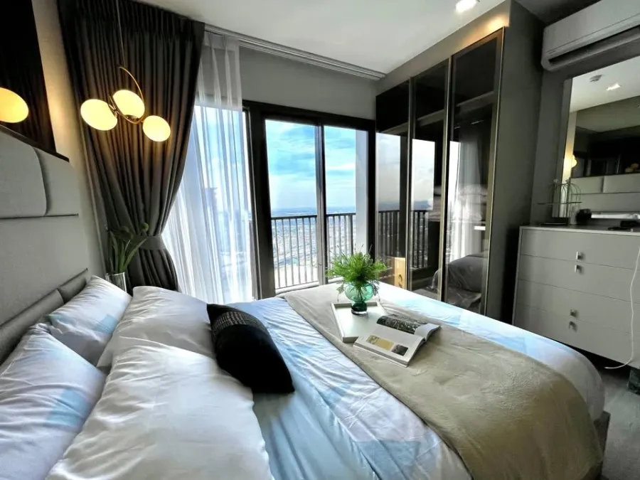 ให้เช่า The Politan Aqua ห้องชั้นสูง พร้อมอยู่ วิวแม่น้ำ สิ่งอำนวยความสะดวกครบครัน หิ้วกระเป๋ามาได้เลย