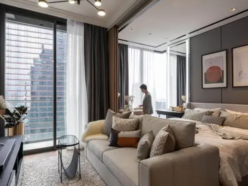 For rent: Ashton Silom, spacious room, high floor, quiet, beautifully decorated, ready to move in. images