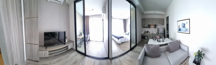 ให้เช่า ไนท์บริดจ์ เกษตร โซไซตี้ ห้องตกแต่งน่าอยู่มาก เป็นห้อง 1 bedroom plus ดีแบบนี้รีบจองเลยจร้า