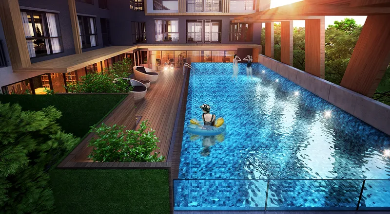 For rent condo The Excel PARC Lasalle 19 ห้องพร้อมอยู่ สิ่งอำนวยความสะดวกครบ มาจองเลย