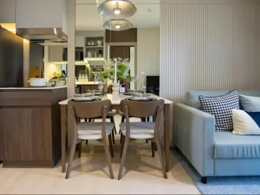 ขายดาวน์ Nue Cross KhuKhot Station 1 bedroom 27 ตรม. ตึก A ชั้น 4 ห้องทิศเหนือ วิวสวน รีบจองด่วน images