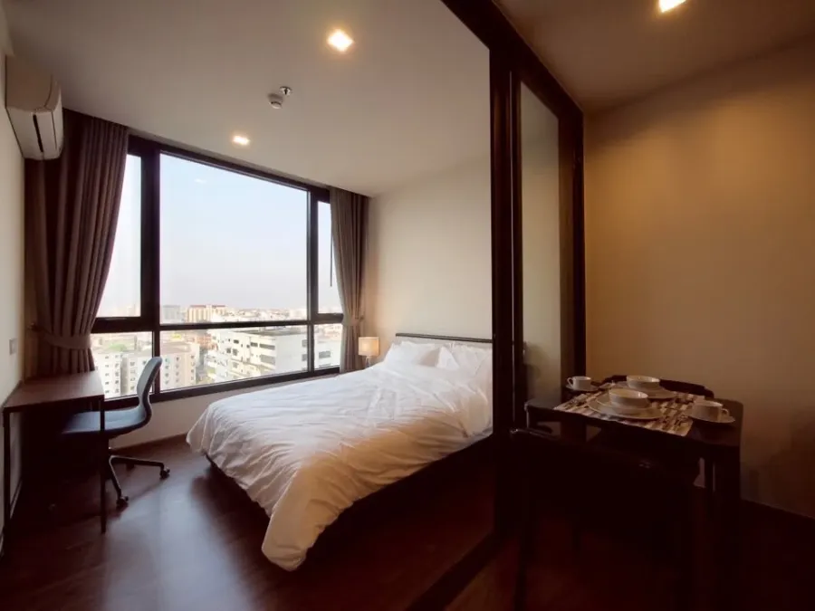 For sale: The Line Sukhumvit 71, size 34.69 sq m, 10th floor, comfortable, not cramped, fully furnished, ready to move in.