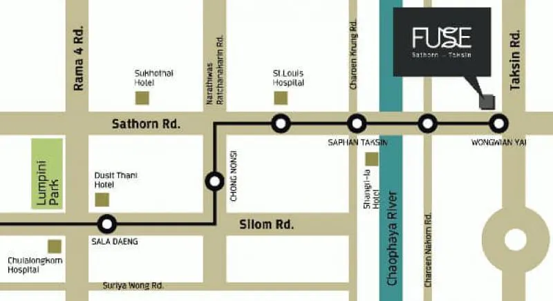 ให้เช่า Fuse Sathorn – Taksin ห้องน่าอยู่ ชั้น 27 เงียบสงบ แดดไม่ร้อน ห้องหันหน้าทิศตะวันออก รีบจอง