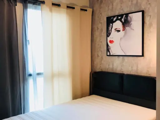 Condo for rent, Unio Sukhumvit 72, new room, fully furnished, ready to move in, near BTS Bearing, reasonable price, don't miss it