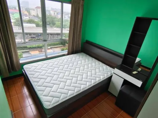 Lumpini Ville Chaengwattana Pakkred for rent, 1 bedroom, 1 bathroom, high floor, good Plus the best price. Hurry up to reserve.