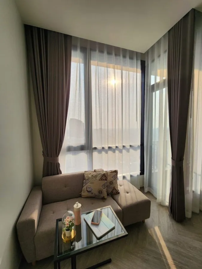 Chapter Chareonnakhon Riverside for rent, fully furnished and equipped with appliances, high view, ready to move in