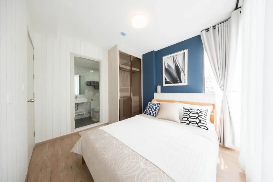 For rent!! Feel Condo Lat Phrao 122, 2nd floor, Building B, fully furnished, just bring your bags and move in. Don't miss out!!