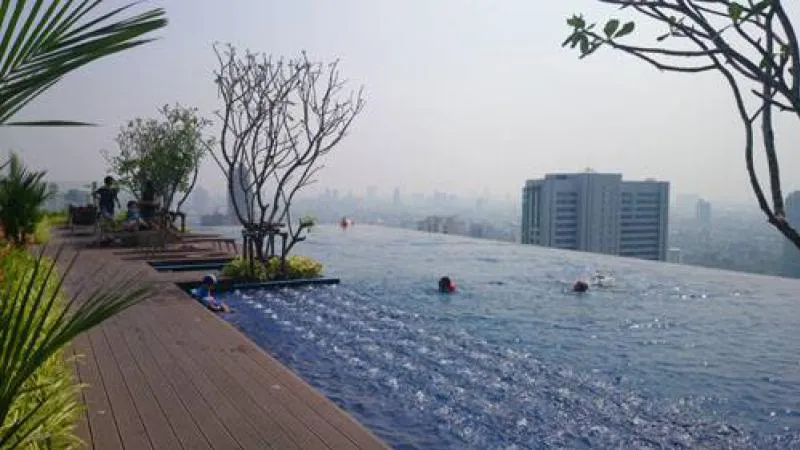 Urbano Absolute Sathon-Taksin for sale. Nice decorated room, north side, quiet, unblocked view, ICONSIAM view.