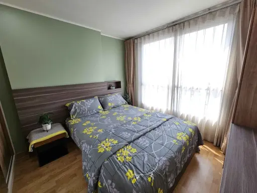 For rent, U Delight Residence Pattanakarn Thonglor, 20th floor, city view, well decorated, great Buit-In, urgent.