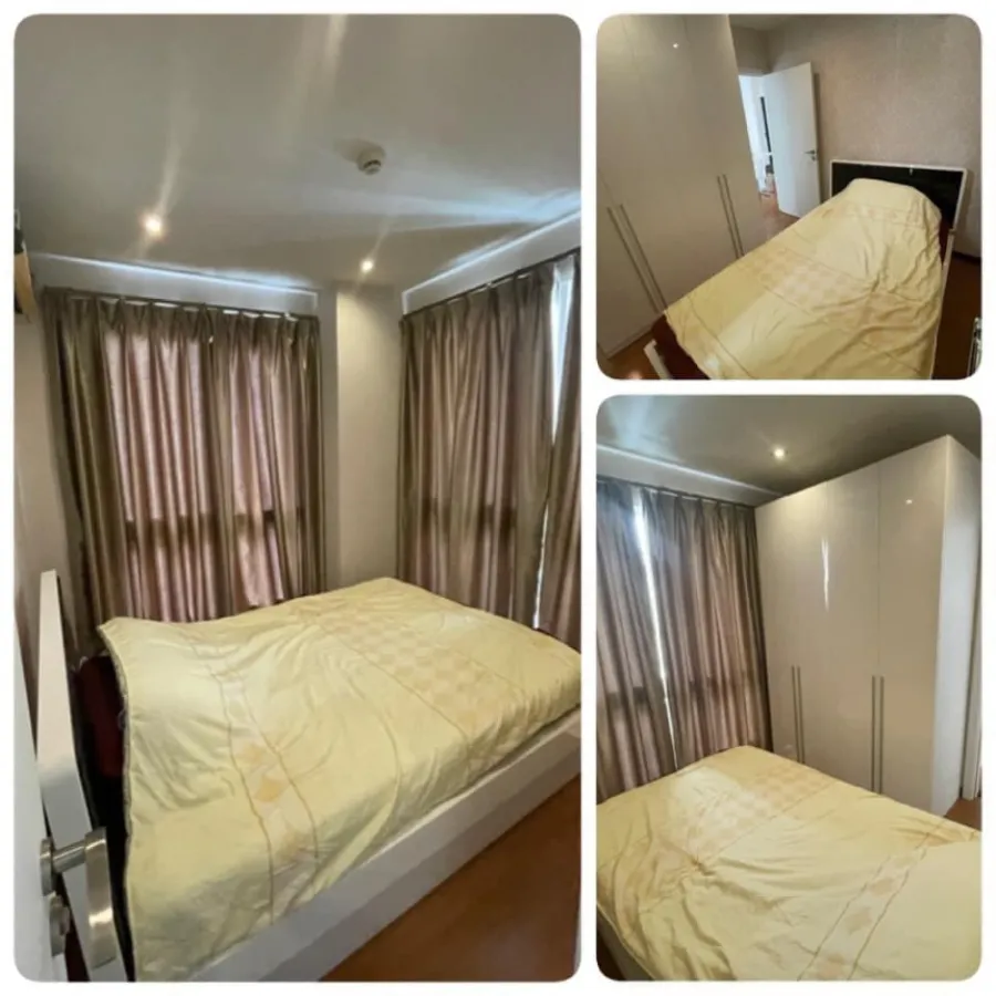 For sale, for rent, Ables Condo Lat Phrao 27, corner room, quiet, decorated room, ready to move in, don't wait.