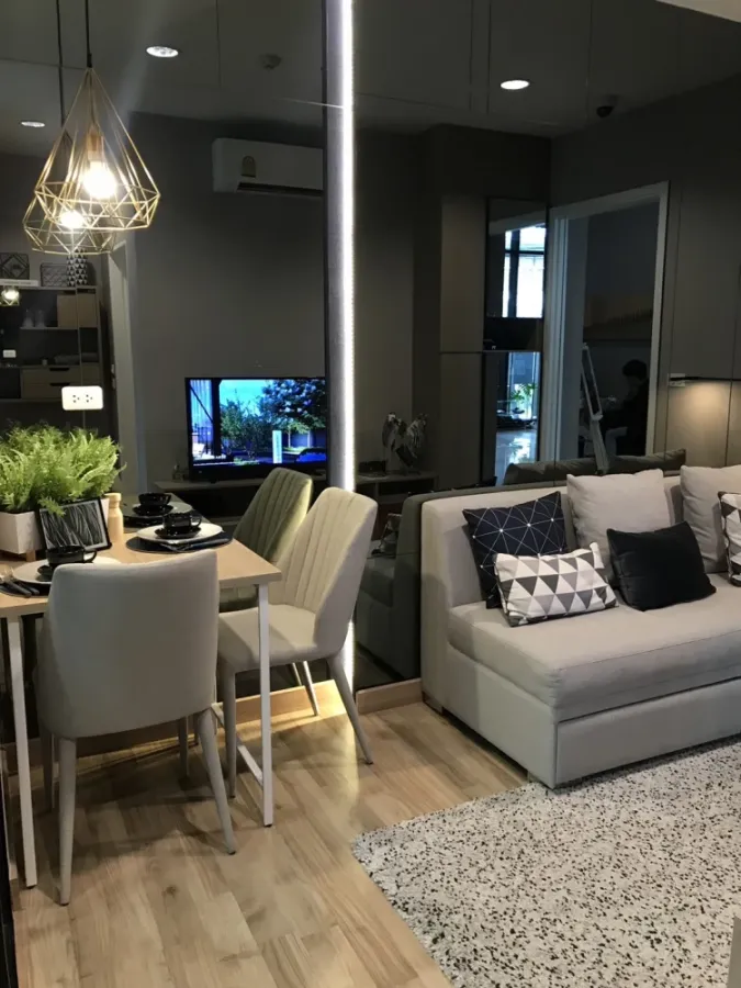 For rent!! Niche Mono Sukhumvit-Bearing condo, 8th floor, fully furnished, complete common area, don't miss it!!