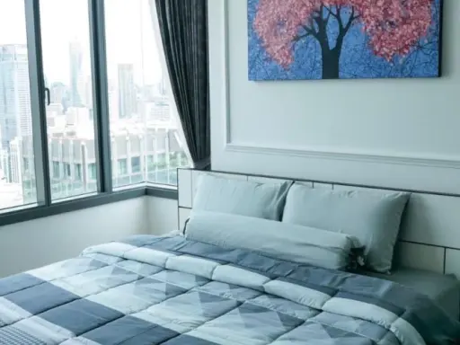Sale PYNE by Sansiri, city view, spacious room, furniture and electrical appliances. Book now. Don't miss it. images