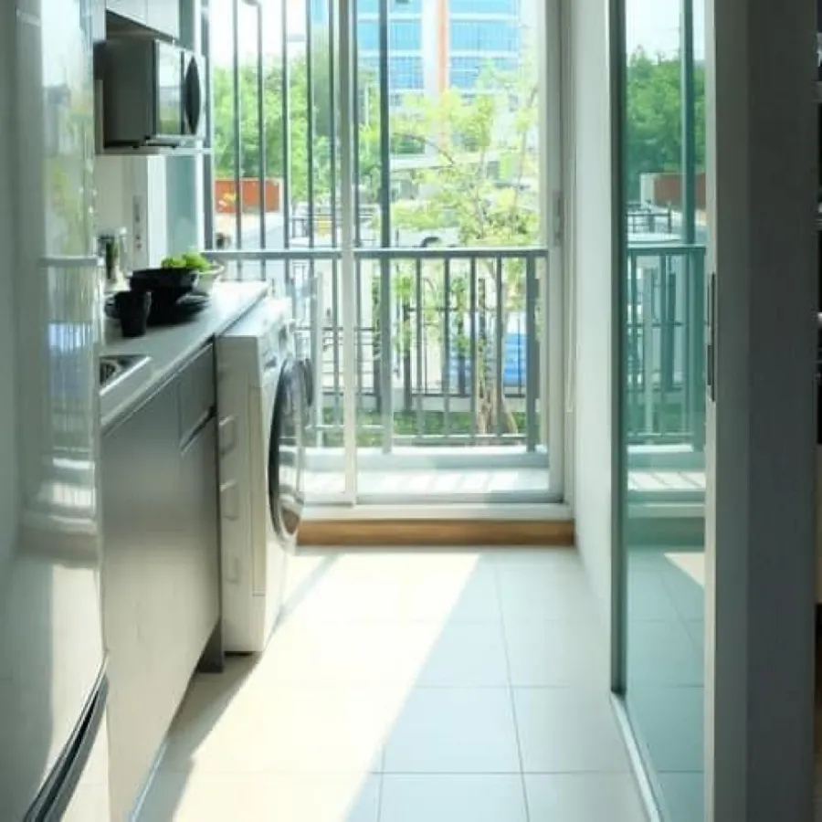 Condo for sale, Hallmark Chaengwattana, 5th floor, Building B, fully furnished, good price, don't miss it!!