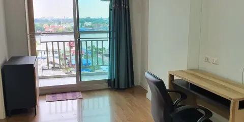 ปล่อยเช่า ลุมพินี วิลล์ พิบูลสงคราม-ริเวอร์วิว ห้องตกแต่งเรียบง่าย สบายตา ชั้น 9 ได้วิวแม่น้ำ รีบจอง