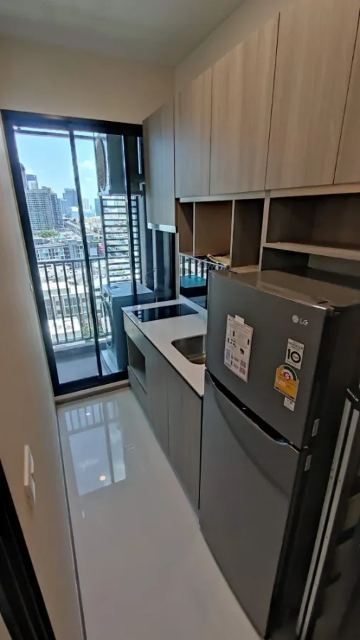 For rent: Knightsbridge Kaset Society, 14th floor, nice room, fully furnished, reserve now, don't miss out!