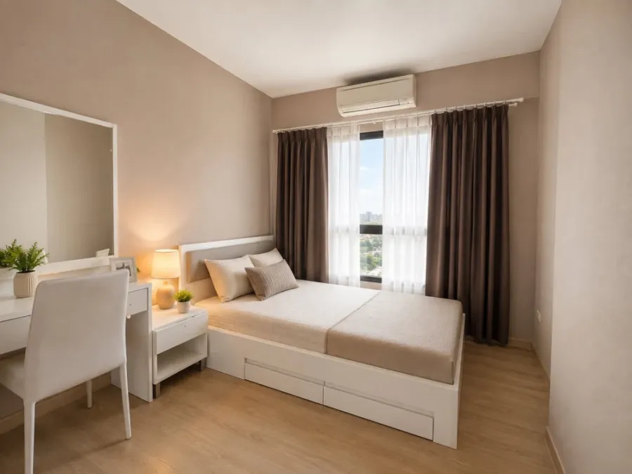 ขาย The Parkland Phetkasem-Thapra ชั้น 15 ห้องมุมมองโปร่ง แสงธรรมชาติดี ห้องกว้าง แต่งครบ รีบจองเลย