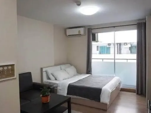 Plum condo for rent, Phahon Yothin 89, Phase 3, Building A, 3rd floor, garden view, built-in wardrobe Don't be afraid to look. Hurry up to reserve.
