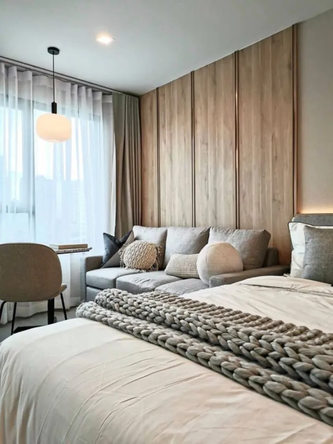 Condo for rent Life Ladprao, very luxuriously decorated. Premium grade furniture Heaven of relaxation. Hurry up to reserve.