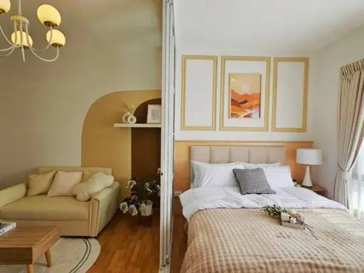 ขาย The Tree Condo Ladprao 1 ห้องนอน 1 ห้องน้ำ ตกแต่งสไตล์มินิมอลน่าอยู่ เฟอร์ครบชุด ดีแบบนี้จะรออะไร images