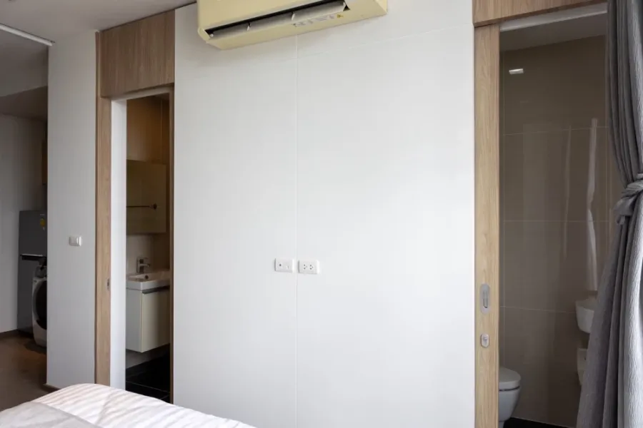 For rent: Park 24 Origin Phrom Phong, studio room, decorated in a cool theme, good location, fully furnished, reserve now!