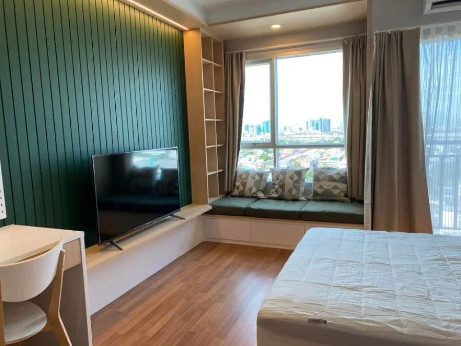 Condo for rent Lumpini Place Taopoon Interchange Nice decorated room, best price, 22nd floor, high view, reba booked