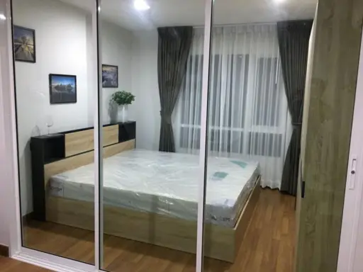 -Rent / Sale Regent Home Sukhumvit 81, size 28 sq.m., 3rd floor, garden and pool view, near bts On Nut, hurry now.