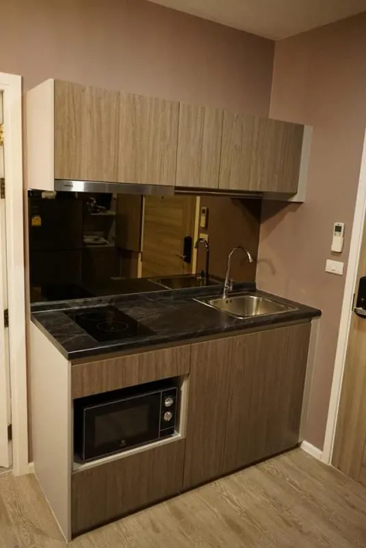 Urgent !! Condo for rent, Kensington Sukhumvit-Theparak, high room, beautiful view, fully furnished Let's move on !!
