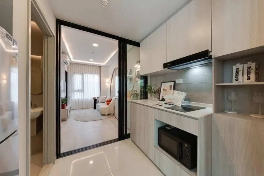 ขายดาวน์ COBE Ratchada Rama 9 1 ห้องนอน 1 ห้องน้ำ สิ่งอำนวยความสะดวกครบครัน ส่วนกลางเลิศ จองเลย