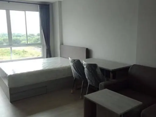 For rent D Condo Campus Kamphaeng Saen, opposite Kasetsart University, not reserved, can't be anymore !!