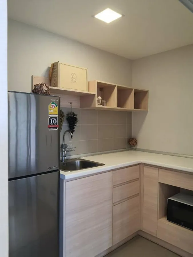 For rent, Plum Condo Rangsit Alive 1, 7th floor, beautiful central view. Plus, it's a very private corner room, don't miss it.